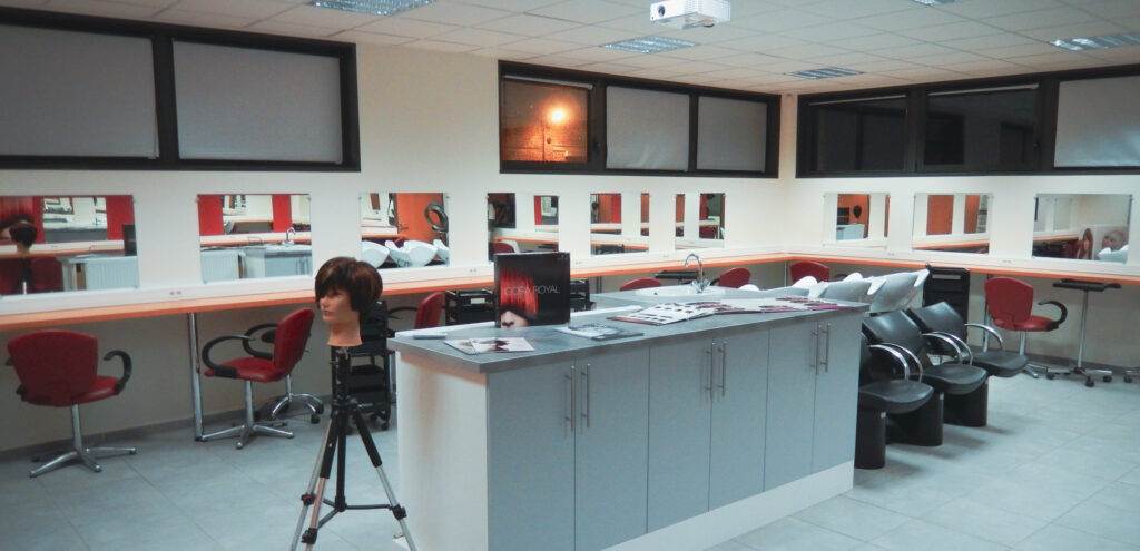 Notre salon de coiffure.